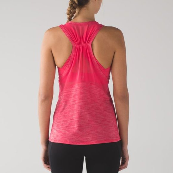 Lululemon Work The Circuit Built in Bra Tank Top Lush Coral - Picture 1 of 12